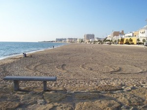 Vista general de la playa de la Costilla, Ayuntamiento de ROTA