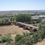Puente del siglo XVI sobre el r&iacute;o Alag&oacute;n. Coria